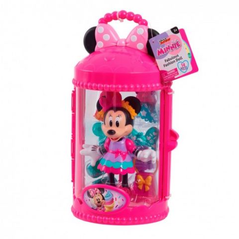 MINNIE MOUSE FASHION MUÑECA MALETÍN ROSA JUST PLAY
