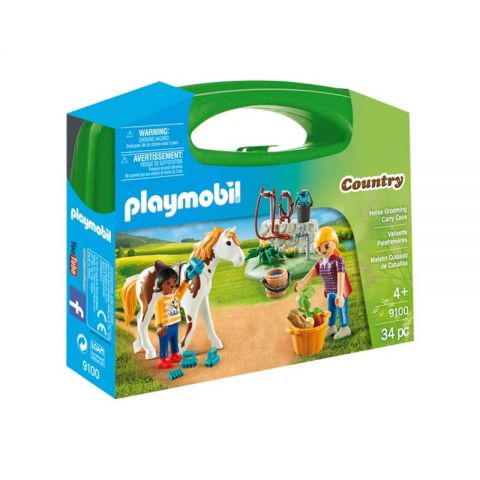 MALETÍN GRANDE CABALLOS PLAYMOBIL