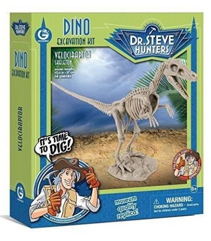 KIT EXCAVACIÓN VELOCIRAPTOR DR STEVEN HUNTERS