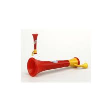 VUVUZELA 32cm ROJO/AMARILLO