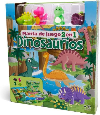 ALFOMBRA DINOSAURIOS MALETÍN JUGUETERO DEQUBE