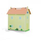 CASA DE MADERA DE PEPPA PIG CN 4 PERSONAJES DEQUBE