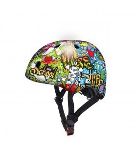 CASCO 50-54 CM GRAFITI DEQUBE