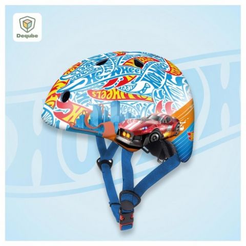 CASCO HOT WHEELS 50-54 CM DEQUBE