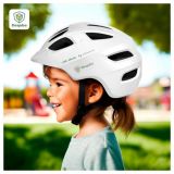 CASCO BICI BLANCO 48-52 CM DEQUBE