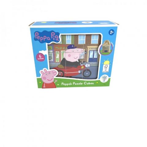PEPPA PIG ROMPECABEZAS DE MADERA DEQUBE