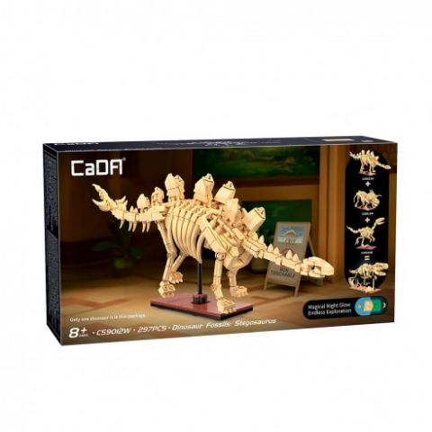 STEGOSAURUS DINO FÓSIL 297 PZAS DEQUBE