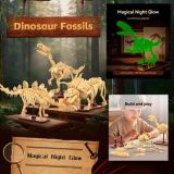 STEGOSAURUS DINO FÓSIL 297 PZAS DEQUBE