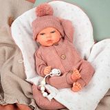 REBORN ELBA 40 CM C/SACO DORMIR ROSA ARIAS