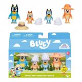 BLUEY PACK 4 FIGURAS PERSONAJES SURTIDOS FAMOSA