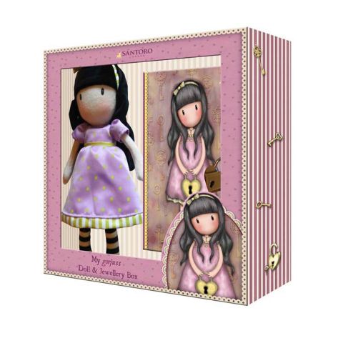 SET MUÑECA GORJUSS+ JOYERO CANDADO 