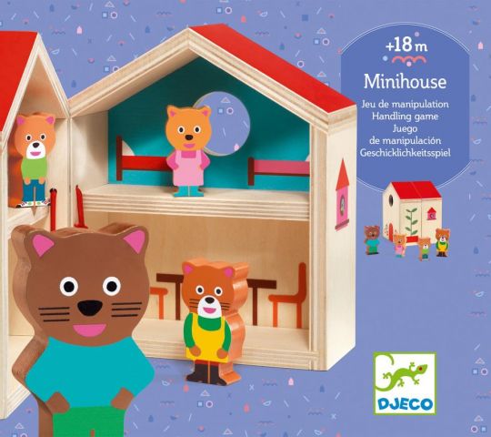 MINIHOUSE CASITA DE MADERA 1ª EDAD DJECO