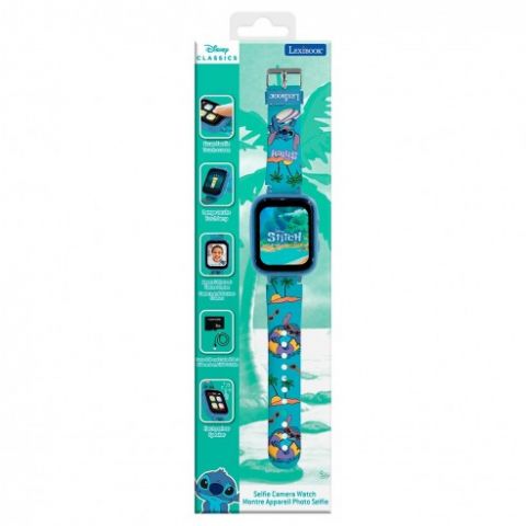 RELOJ STITCH CON CÁMARA Y JUEGOS LEXIBOOK