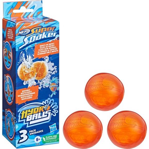 NERF HIDROBALLS PACK 3 UNIDADES HASBRO