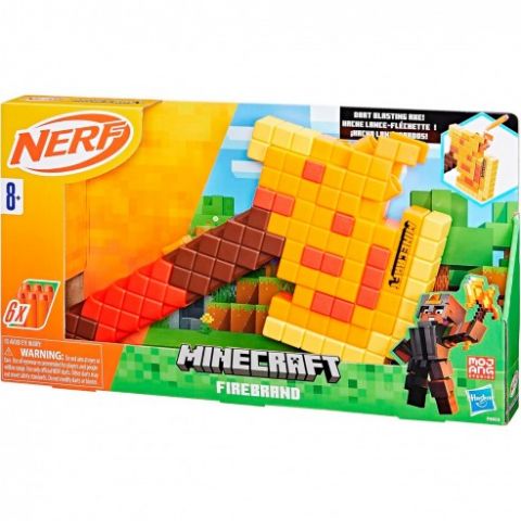HACHA LANZADARDOS NERF MINECRAFT HASBRO