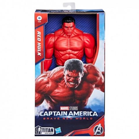 FIGURA HULK ROJO DELUXE TITAN HERO HASBRO