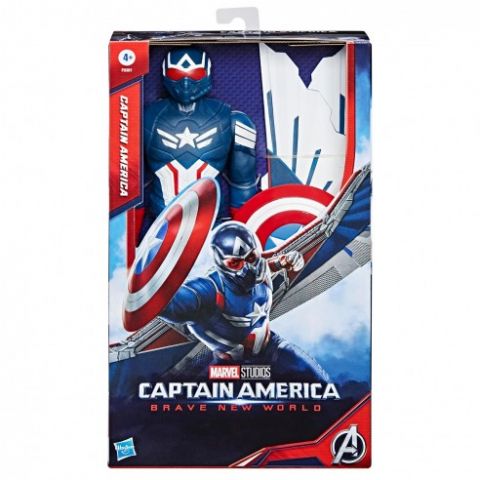 FIGURA DELUXE CAPITÁN AMÉRICA TITAN HERO HASBRO