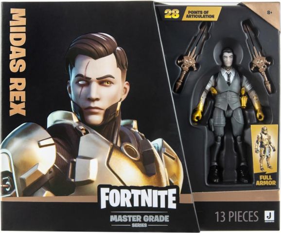 PACK FIGURA MIDAS MASTER GRADE FORTNITE