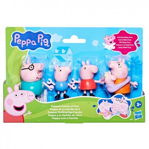 PEPPA PIG Y SU FAMILIA 5 PERSONAJES HASBRO