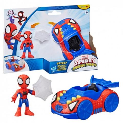FIG.SPIDEY Y BÓLIDO ARÁCNIDO HASBRO