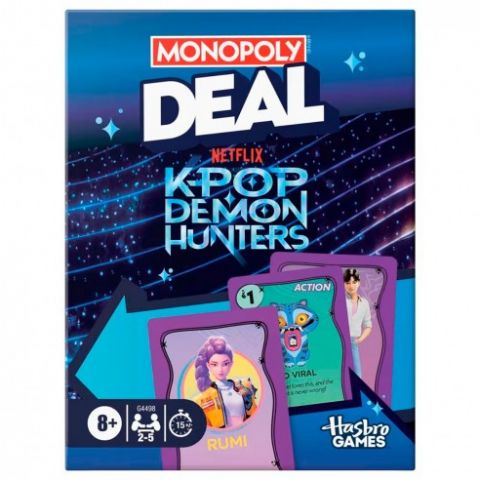 MONOPOLY DEAL K-POP DEMON HUNTERS HASBRO