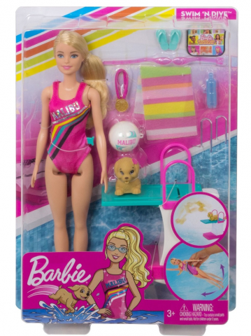 BARBIE NADA Y BUCE C/ACCESORIOS