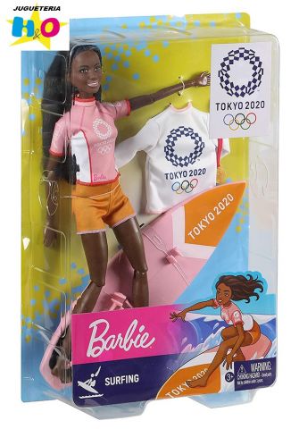 BARBIE SURFERA OLIMPIADAS MATTEL