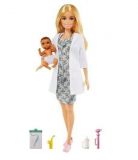 BARBIE DOCTORA CON BEBE MATTEL 