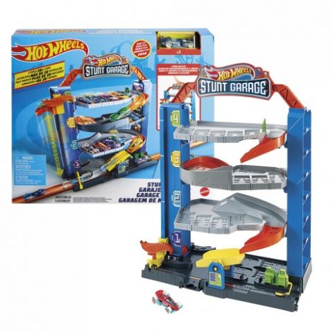 STUNT GARAJE HOT WHEELS CITY MATTEL