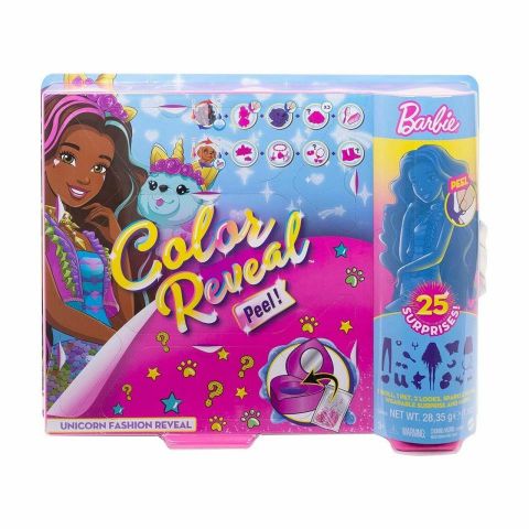 BARBIE COLOR REVEAL UNICORNIO Y ACCESORIOS MATTEL