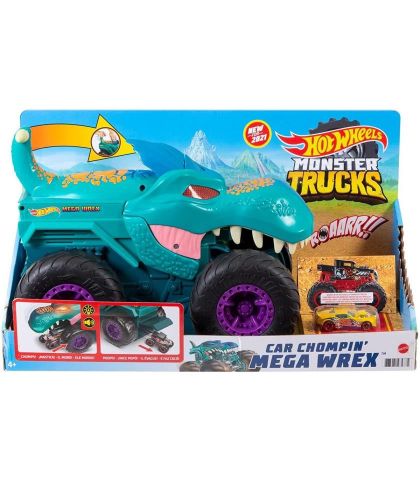 MEGA WREX MASTICA COCHES HOTWHEELS MONSTER  TRUCK