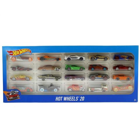 PACK 20 VEHÍCULOS HOT WHEELS MATTEL