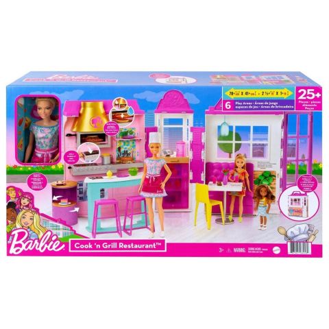 RESTAURANTE DE BARBIE CON MUÑECA MATTEL