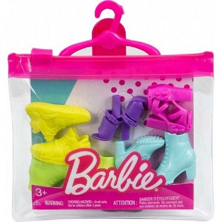 PACK DE ZAPATOS BARBIE MATTEL