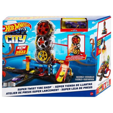 TIENDA DE NEUMÁTICOS HOT WHEELS CITY MATTEL