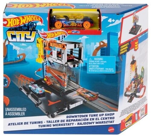 HOT WHEELS CITY TALLER MECÁNICO MATTEL  