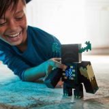 FIGURA MINECRAFT WARDEN CON LUCES Y SONIDOS MATTEL