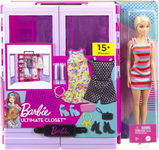 ARMARIO BARBIE FASHIONISTA PORTÁTIL MATTEL