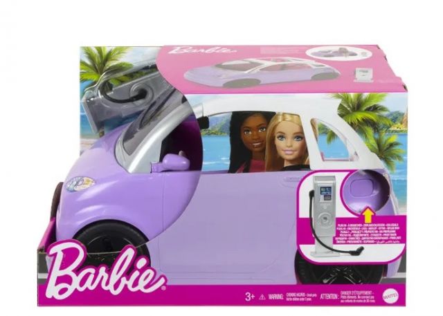 COCHE ELÉCTRICO DE BARBIE C/SURTIDOR MATTEL 