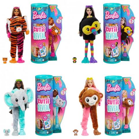 BARBIE CUTIE REVEL AMIGOS JUNGLA SURTIDOS MATTEL