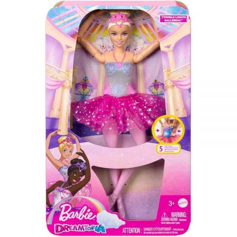 BARBIE BAILARINA TUTÚ ROSA DREAMTOPIA MATTEL