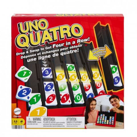 UNO QUATRO JUEGO DE MESA MATTEL 