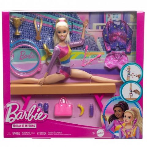 BARBIE GIMNASTA RUBIA MATTEL