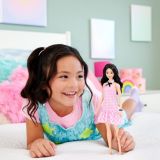 BARBIE FASHIONISTA VESTIDO CUADROS ROSAS MATTEL