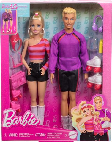 BARBIE Y KEN PATINADORES MATTEL