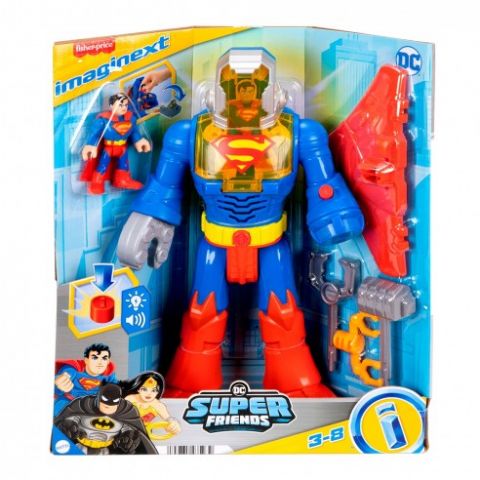 FIGURA SUPERMAN INSIDER Y EXOTRAJE IMAGINEXT MATTE