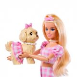 BARBIE TWINNING LOOKS RUBIA CON PERRO MATTEL