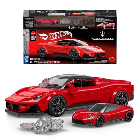 COCHE MASERATI MC20 HOT WHEELS MATTEL BRICK