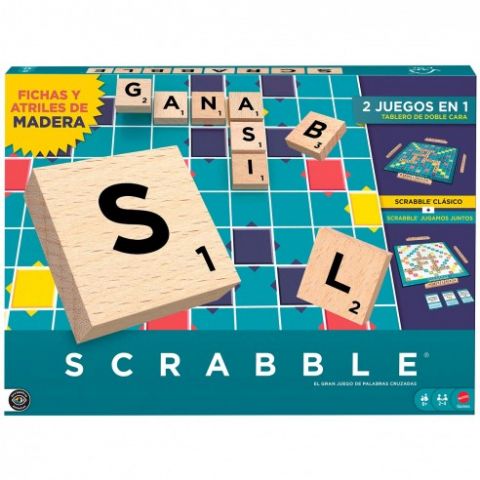 SCRABBLE CORE WOOD MATTEL GAMES