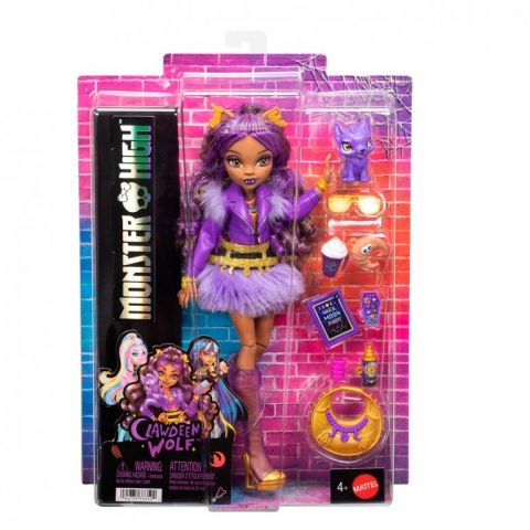 CLAWDEEN WOLF MONSTER HIGH MUÑECA MATTEL
